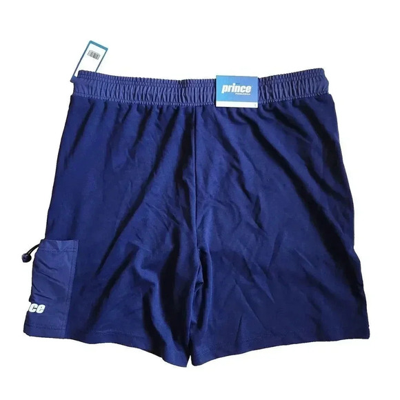 NWT New PRINCE PICKLEBALL Men's Ponte Shorts 7" Inseam Navy Blue SZ‎ Large Cargo - Picture 4 of 13